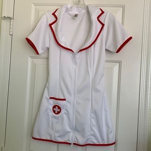 Sexy Nurse Costume Dress blink 182 enema of the state Hat Butterfly Tattoo Small